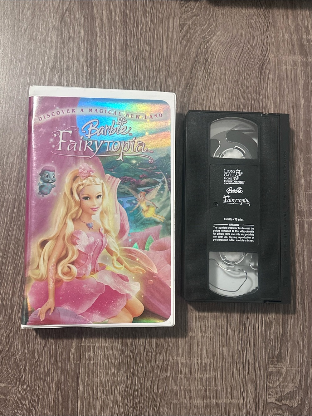 Barbie Fairytopia VHS Tape - Rare